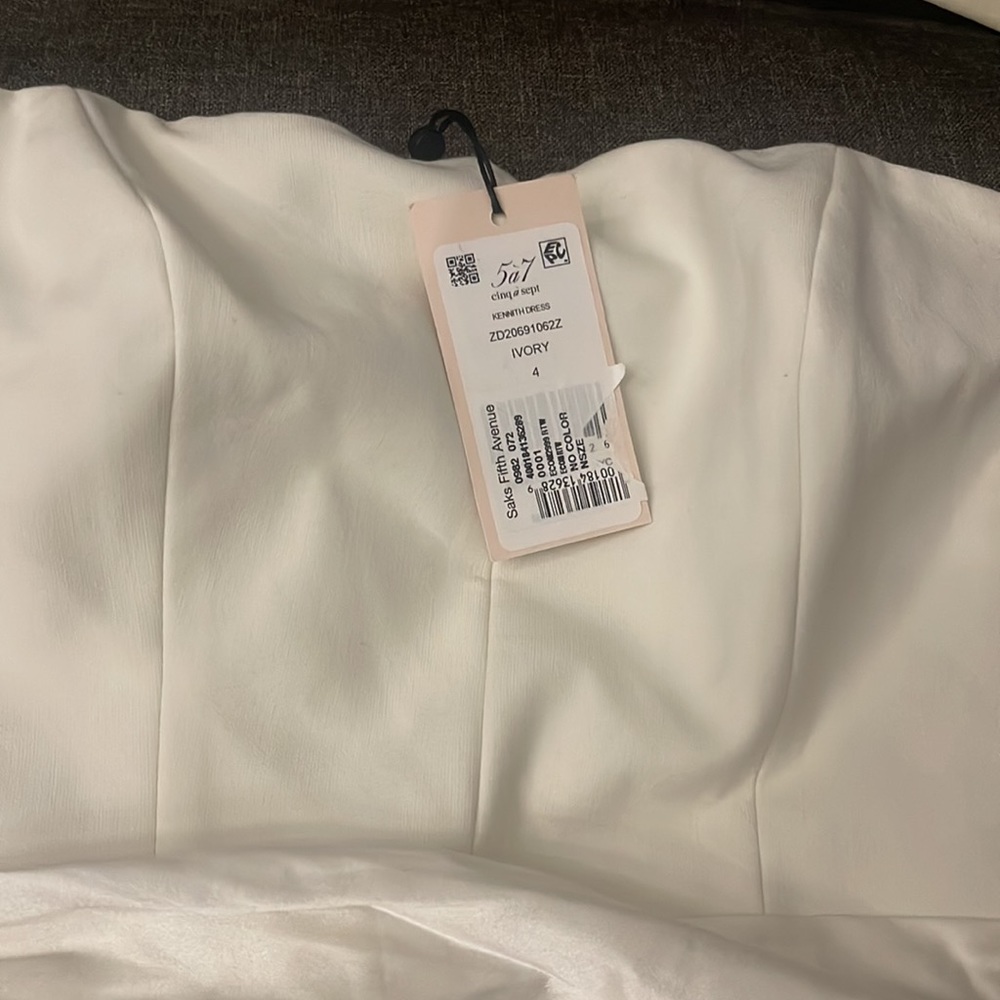 Cinq a Sept Kennith Dress in Ivory - Picture 16 of 16